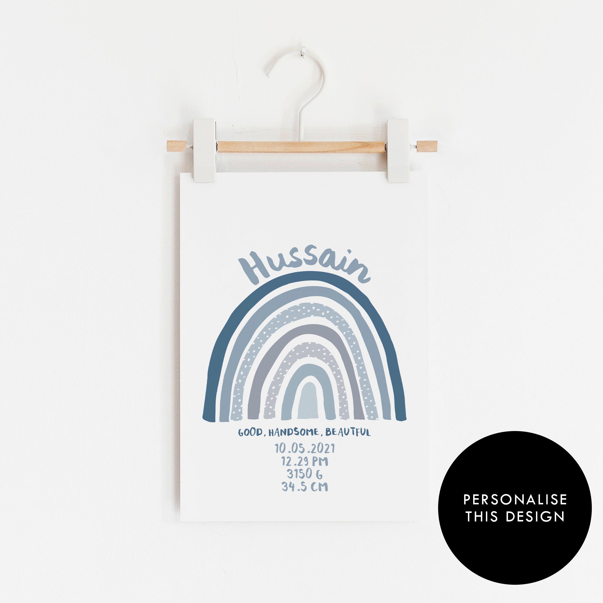 Personalised Birth Print | Unframed