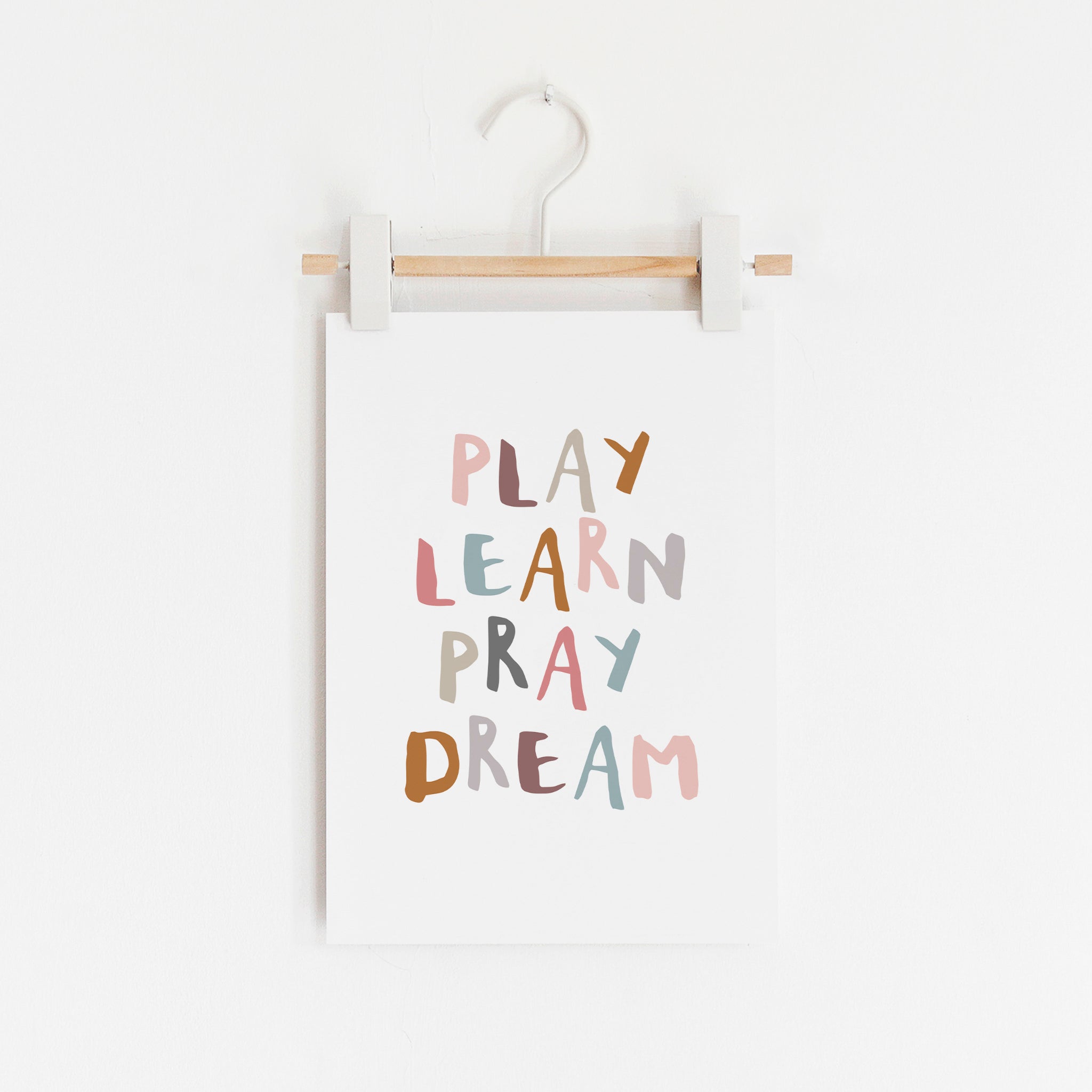 Play Learn Pray Dream - Ice Cream | Unframed